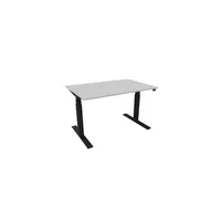 Schreibtisch eModel 30 810059094 elektrisch höhenverstellbar 65-131cm (H) 120x80cm (BxT) rechteckig platinum   schwarz 590