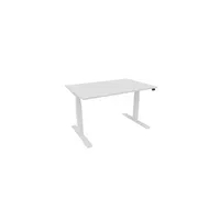 Schreibtisch eModel 30 810058901 elektrisch höhenverstellbar 65-131cm (H) 120x80cm (BxT) rechteckig weiß   weiß 5901747153