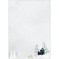 SIGEL Motivpapier Cozy Christmas Watercolor