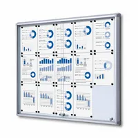 Showdown Displays Schaukasten SCSL15xA4, 15xA4, weiß, magnetisch 8595578316322 Showdown Displays
