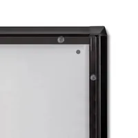 Showdown Displays Schaukasten Economy SCXS2xA4C9005, 2xA4, schwarz, magnetisch 8596052051722 Showdown Displays