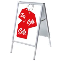 Showdown Displays Kundenstopper Sale ZPA1G32MEI224, Din A1, Din A1, mit Vordruck-Poster, silber 8596052145865 Showdown Displays