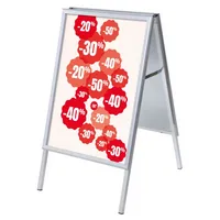 Showdown Displays Kundenstopper Rabatt ZPA1G32MEI226, Din A1, Din A1, mit Vordruck-Poster, silber 8596052145889 Showdown Displays