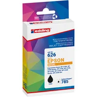 Edding Druckerpatrone EDD-626 18-626 (kompatibel mit Epson), schwarz, ca. 785 Seiten schwarz 4057305042002 Edding