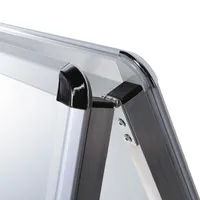 Showdown Displays Kundenstopper ZP70X100R32ME, Din B1, Din B1, Klemmprofiltechnik, silber 8595578304886 Showdown Displays