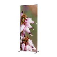 Showdown Displays Showdown Raumteiler 85x200cm Pinke Blume Erica 8596052133060 Showdown Displays