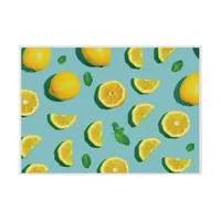Tischset Business PLM6GI46 grün gelb Zitronen 45x32cm 8596052140105 6 Stück