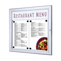 Showdown Displays Schaukasten Outdoor SCZ2xA4, 2xA4, silber/weiß, Metall, magnetisch 8595578322750 Showdown Displays