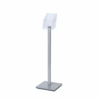 Showdown® Displays Prospektständer MB3C160 transparent DIN A5 3 Fächer 33,0 x 33,0 x 106,0 cm, 1 St.