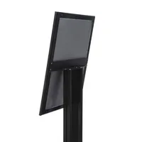 Showdown Displays Infoständer SCZPOLE4A4C9005, A4, 163cm hoch, Klapprahmen, schwarz 8596052043635 Showdown Displays