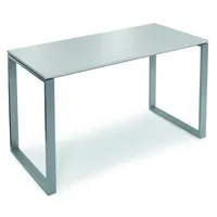 Soennecken Stehtisch Celsus 110cm (H), 160x80cm (BxT), rechteckig, lichtgrau / silber 4003969161696 Soennecken