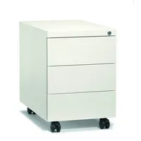 Soennecken Rollcontainer 820201801 BASE L, weiß, 3 Schubladen, Stahl, pulverbeschichtet, abschließbar 4003969162136 Soennecken