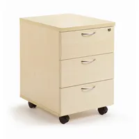 Soennecken Rollcontainer 820201979, ahorn, 3 Schubladen, Holz, abschließbar 4003969162051 Soennecken