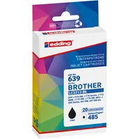 edding Tintenpatrone Kompatibel mit Brother LC-3213BK schwarz