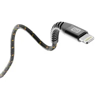 Cellularline USB-Kabel Tetra Force CABMFI1MK, 1,2m, USB-A auf Lightning, schwarz 8018080312397 Cellularline