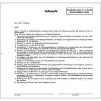 Soldan Einheitsvollmacht V118 100St 4250340504324 SoldanPlus 100 Stück