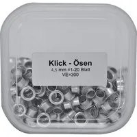 Soldan Klick-Öse Nr. 1 klick45 4,5mm si 300St 4260240881005 SoldanPlus 300 Stück