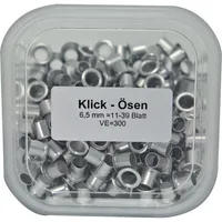 Soldan Klick-Öse Nr. 2 klick65 6,5mm si 300St 4260240881012 SoldanPlus 300 Stück
