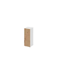 HAMMERBACHER Schließfachschrank weiß, asteiche V234L3/W/R/DS, 3 Schließfächer 40,0 x 42,0 x 110,0 cm