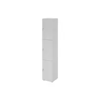 HAMMERBACHER Schließfachschrank lichtgrau V264L3/5/5/DS, 3 Schließfächer 40,0 x 42,0 x 215,6 cm
