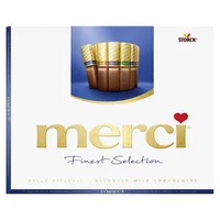 Merci Schokolade Finest Selection Helle Vielfalt 250 g/Pack.