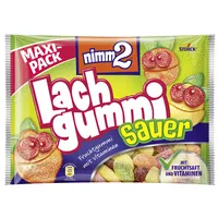 nimm2 Fruchtgummi Lachgummi Sauer 376 g/Pack.