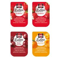 Schwartau Extra Mix Erdbeere, Aprikose, Sauerkirsche Konfitüre 4011800178994 Schwartau 100 Stück