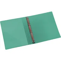 Eichner Präsentationsringbuch 9330-00789, A4 4 Ringe Kunststoff, 1 Außentasche, 1 Innentasche, grün-transparent 4052301036611 Eichner