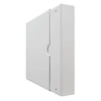Eichner Präsentationsringbuch 9302-00201, A4+ 4 Ringe 40mm Ring-Ø PVC-kaschiert, 3 Außentaschen, 1 Innentasche, weiß 4052301011175 Eichn