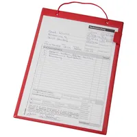 Eichner Auftrags-Schutztasche DIN A4 rot 4052301110014 Eichner 10 Stück
