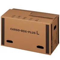 Smartbox Pro Umzugskartons Cargobox Plus L 322405510 braun, innen 640x340x360mm, Wellkarton 2-wellig 4250414136437 Smartbox Pro