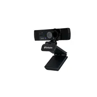 Verbatim 49580 Webcam 3840 x 2160 Pixel USB 2.0 Schwarz