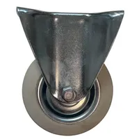 Fetra Bockrolle 71921 DM100mm Vollgummi blaugrau