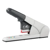 Leitz Blockhefter 5551-00-84 silber bis 80 Blatt für 26/6 + 26/12 4002432364008 Leitz
