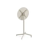 BEST Stehtisch Versa, höhenverstellbar 74-102cm (H), Ø 60cm (BxT), rund, beige / beige 8719979470586 BEST
