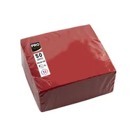 PROnappe Servietten SV622009I, rot / Uni, 2-lagig, 40x40cm 3281516220091 PROnappe 50 Stück
