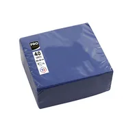PROnappe Servietten SV623810I, marineblau / Uni, 2-lagig, 38x38cm 3281516238102 PROnappe 40 Stück