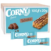 Corny Müsliriegel Free Schoko 3006068 20g 100St 4011800093877 Corny 100 Stück