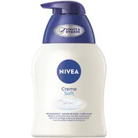 Nivea Flüssigseife 80700 Creme Soft, 250 ml, Pumpflasche 4006000220673 Nivea 250 Milliliter