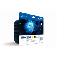 Brother Druckerpatrone LC1280XLVALBP (kompatibel zu LC-1280XL), schwarz/cyan/magenta/gelb, ca. 1x 2400, 3x 1200 Seiten 5014047562662 Bro 4 Stück