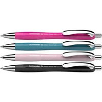 Schneider 3 + 1 GRATIS: Schneider Kugelschreiber Slider Rave XB farbsortiert Schreibfarbe blau + GRATIS 1 Slider Rave XB schwarz 400467517 4 Stück