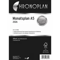 Chronoplan Kalendereinlage 50286, Monatsplan, Monatsplan,  (A5), 2026 4004182088456 Chronoplan