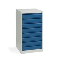 Soennecken Schubladenschrank WS PROFI SYSTEM 8Schubl lgr/ebl 4003969166530 Soennecken