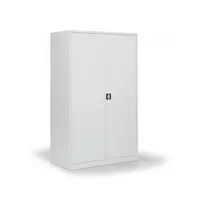 Soennecken Flügeltürenschrank 820205981, abschließbar, 5 OH, lichtgrau, 120x195x60cm (BxHxT) 4003969166721 Soennecken