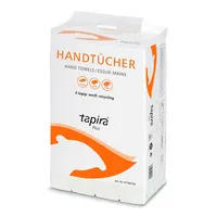 Tapira Falthandtücher Plus 07730736, 24x23cm, 2-lagig, Zickzack (V-Falz), weiß, Recyclingpapier 4260339558085 Tapira 4000 Blatt