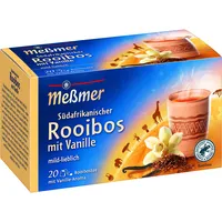 Messmer Tee Ländertee 105692, Südafrikanischer Rooibos-Vanille, in Beuteln 4002221038103 Messmer 20 Stück