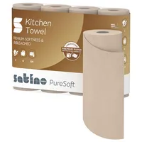 Wepa Küchenrollen PureSoft 161051 2-lagig braun Rolle à 64 4000735358175 Wepa 4 Stück