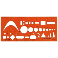 Standardgraph Schablone Stano Elektro 3338, 15x6,5cm (BxH) 4014509007084 Standardgraph