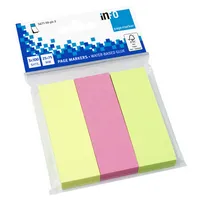 Info Haftmarker 5671-39-PK3, Brillantmix, 25x75mm, gelb/pink/grün, ohne, rechteckig 4011169590024 Info 3 Stück