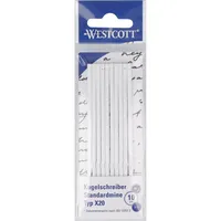 Westcott Kugelschreibermine X20 E-733494 00 M bl 10St 4027521530768 Westcott 10 Stück